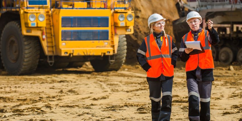 Site inspection at a Pilbara mining operation